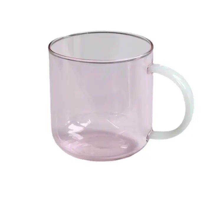 Pink & White Glass Mug - Jo & Co HomePink & White Glass MugIvore. Group