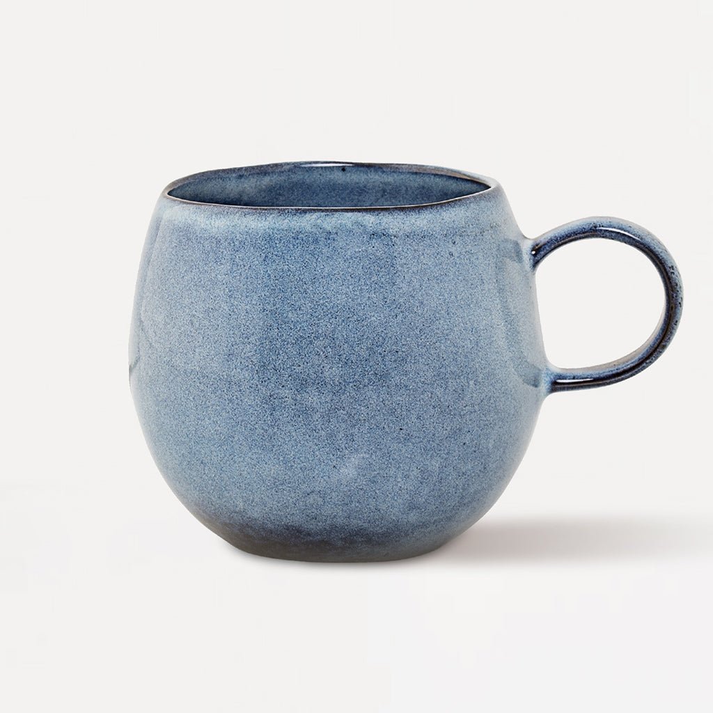 Sandrine Blue Round Stoneware Coffee Mug - Jo & Co HomeSandrine Blue Round Stoneware Coffee MugBloomingville