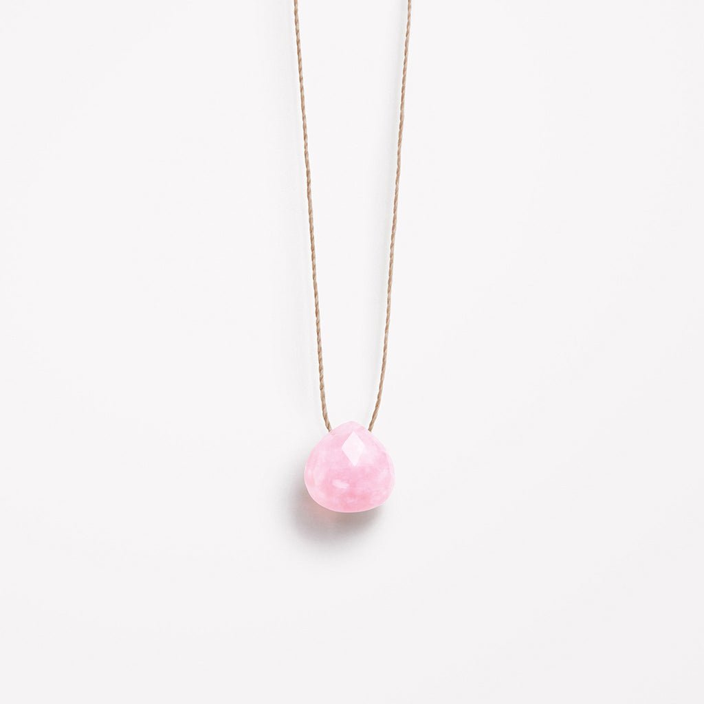 Wanderlust Life Pink Opal Fine Cord Necklace - Jo & Co HomeWanderlust Life Pink Opal Fine Cord NecklaceWanderlust Life