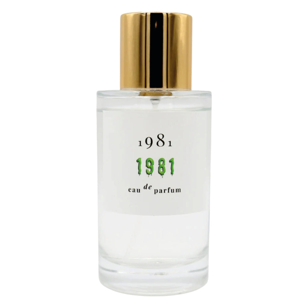 Perfume bottle labeled '1981' with a gold cap on a white background.
1981 Eau de Parfum 1981 Fragrance - Jo And Co 1981 Eau de Parfum 1981 Fragrance - 1981