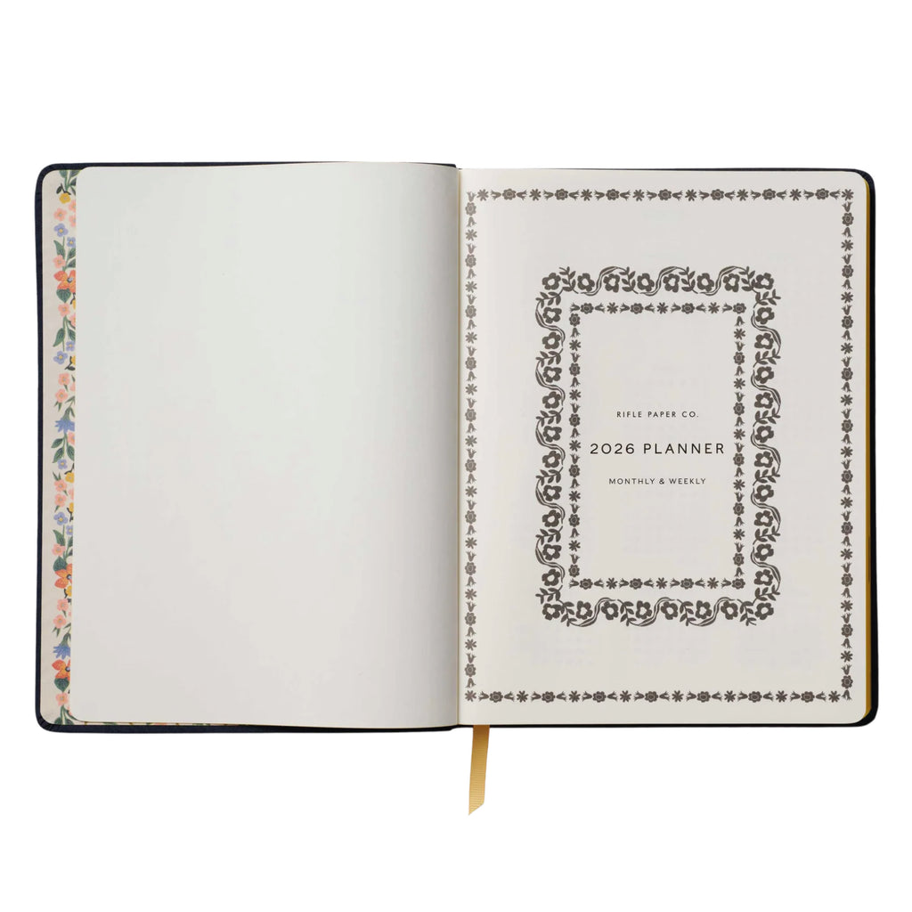 2026 Wildwood 12-Month Embroidered Bookbound Planner - Jo And Co 2026 Wildwood 12-Month Embroidered Bookbound Planner - Rifle Paper Co