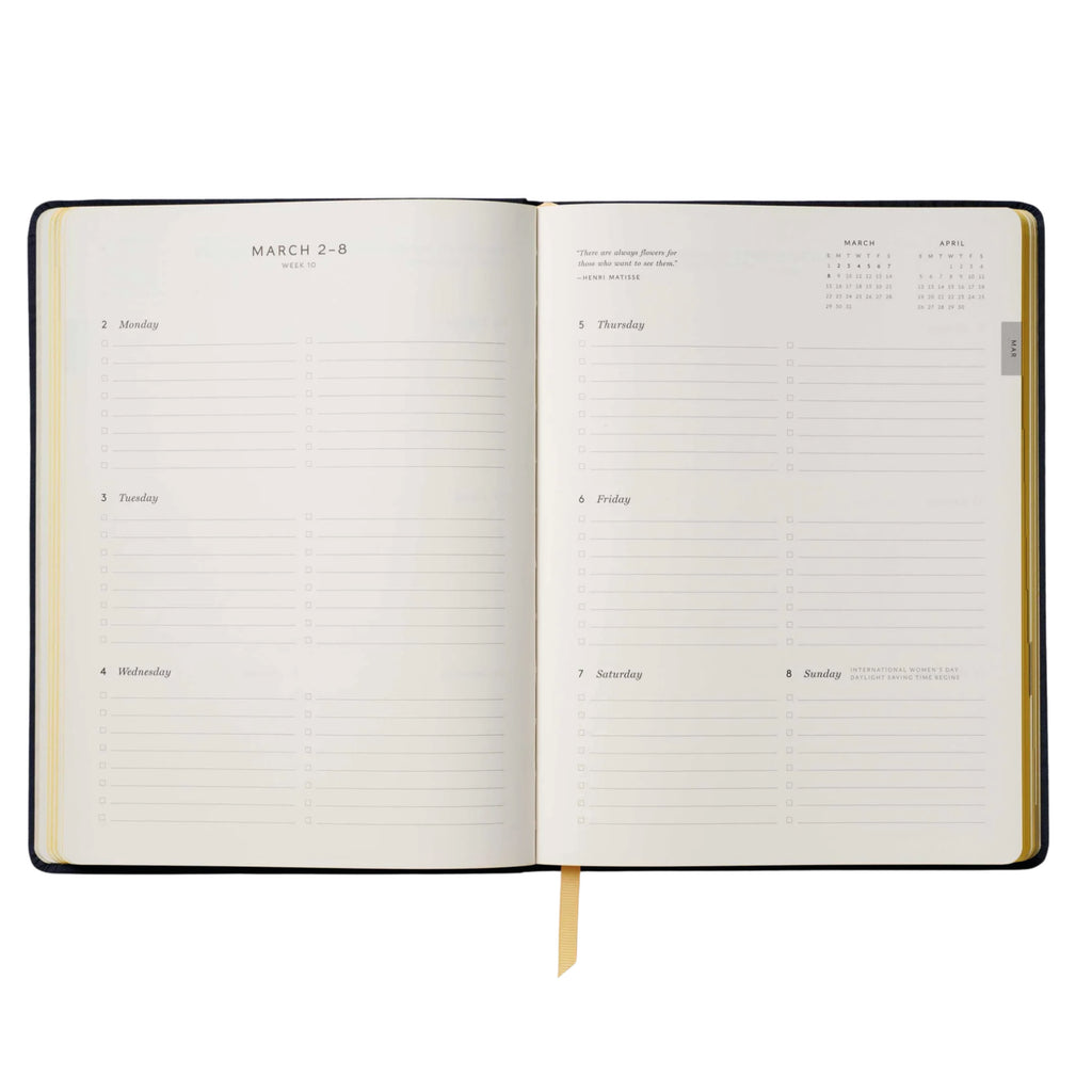 2026 Wildwood 12-Month Embroidered Bookbound Planner - Jo And Co 2026 Wildwood 12-Month Embroidered Bookbound Planner - Rifle Paper Co