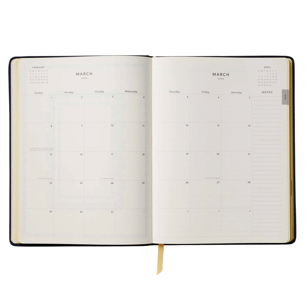 2026 Wildwood 12-Month Embroidered Bookbound Planner - Jo And Co 2026 Wildwood 12-Month Embroidered Bookbound Planner - Rifle Paper Co