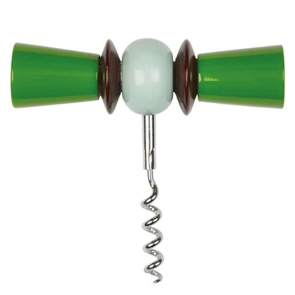 Addison Ross Leaf & Eau de Nil Bow Tie Corkscrew - Jo And Co Addison Ross Leaf & Eau de Nil Bow Tie Corkscrew - Addison Ross