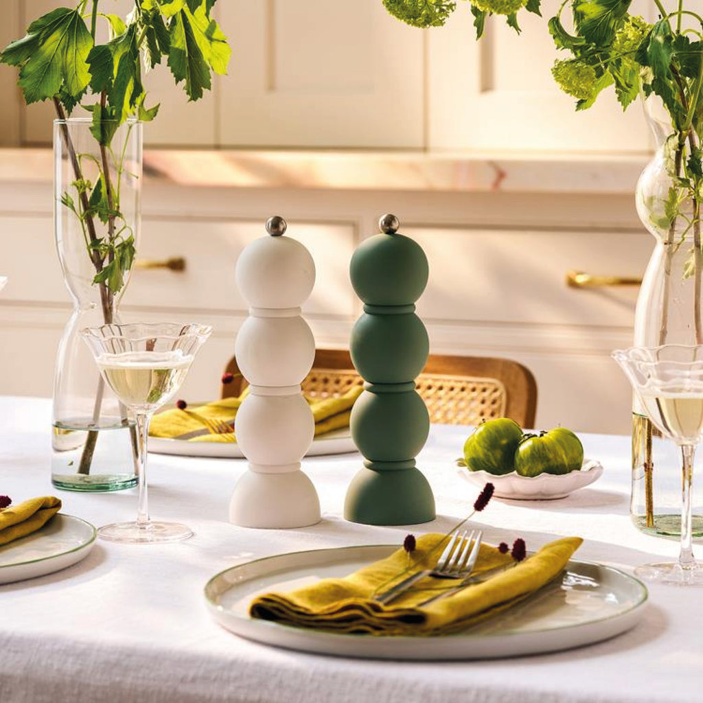 Addison Ross Scandi Moss Bobbin Salt or Pepper Mill - Jo And Co Addison Ross Scandi Moss Bobbin Salt or Pepper Mill - Addison Ross