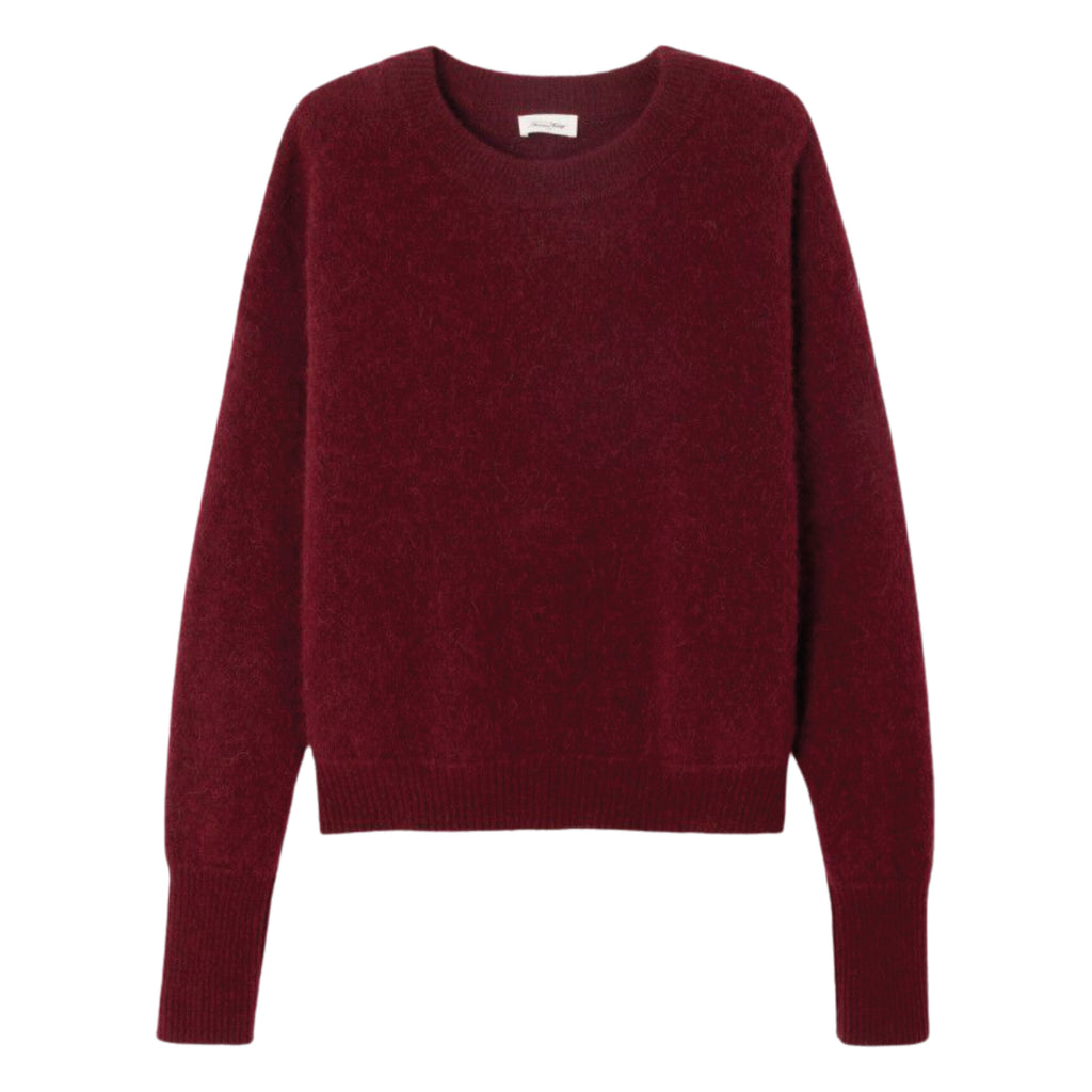 American Vintage Dark Red Melange Vitow Jumper - Jo And Co American Vintage Dark Red Melange Vitow Jumper - American Vintage