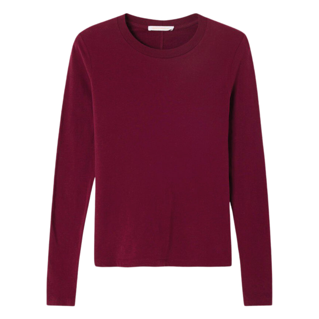 American Vintage Mahogany Round Neck Long Sleeve Top - Jo And Co American Vintage Mahogany Round Neck Long Sleeve Top - American Vintage
