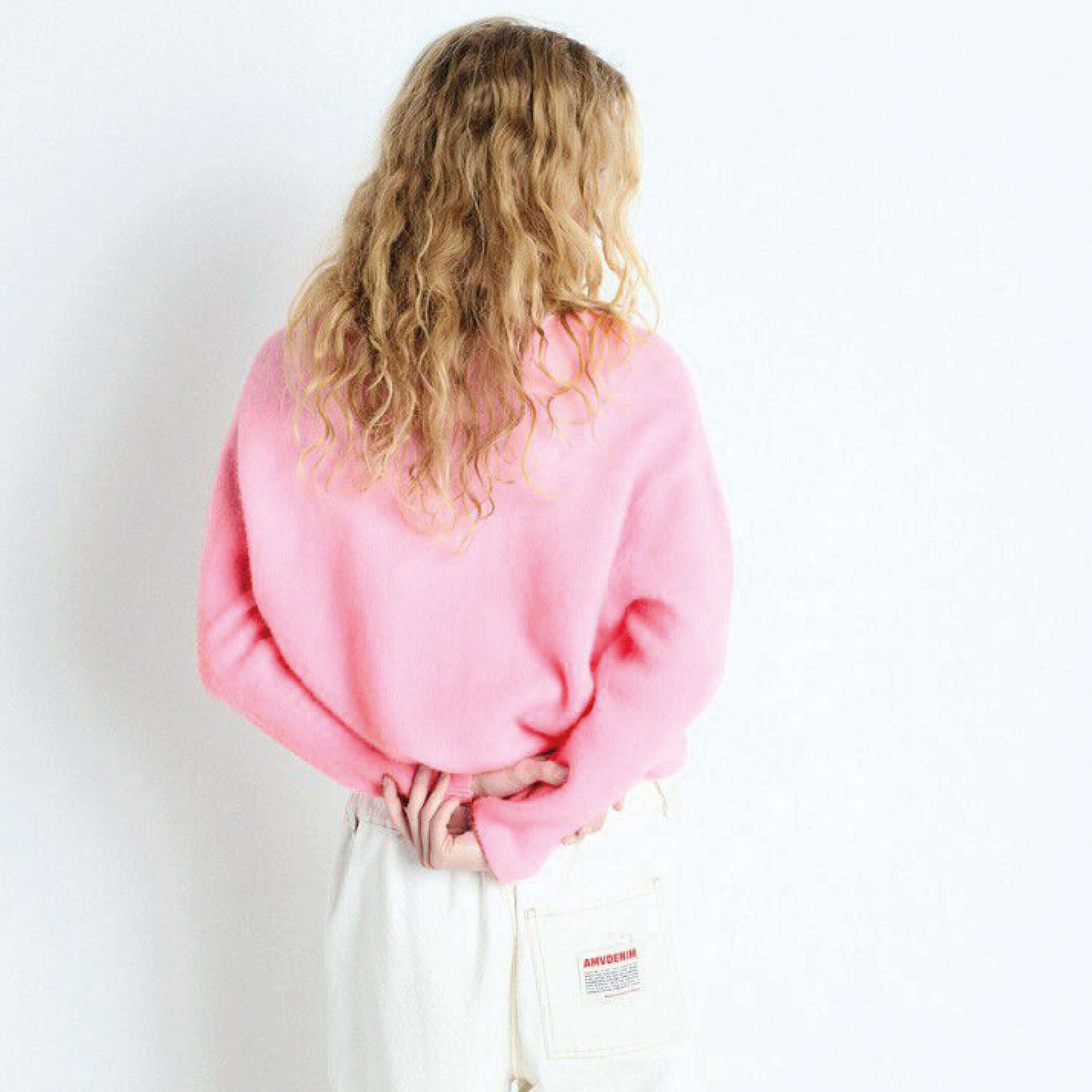 Rose Chine Vitow Cardigan - Luxurious Alpaca Wool & Comfort Fit