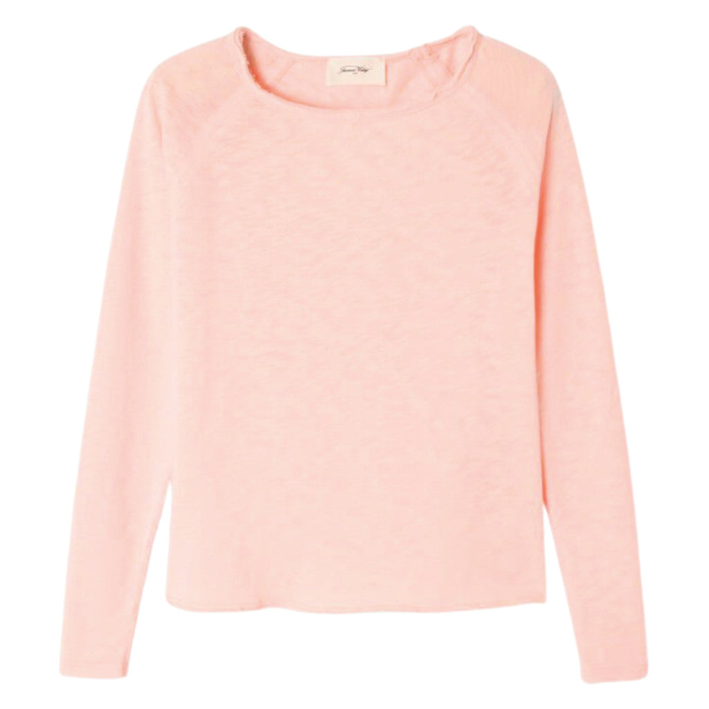 American Vintage Sonoma Vintage Camelia soft pink long sleeve top.
American Vintage Sonoma Vintage Camelia Long Sleeve Top - Jo And Co American Vintage Sonoma Vintage Camelia Long Sleeve Top - American Vintage 