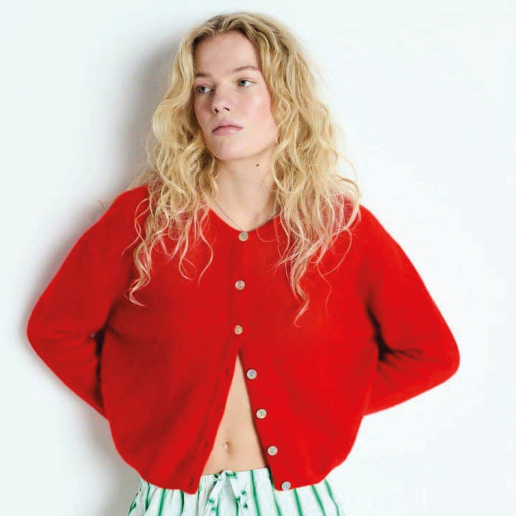 American Vintage Strawberry Vitow Cardigan - Jo And Co American Vintage Strawberry Vitow Cardigan - American Vintage