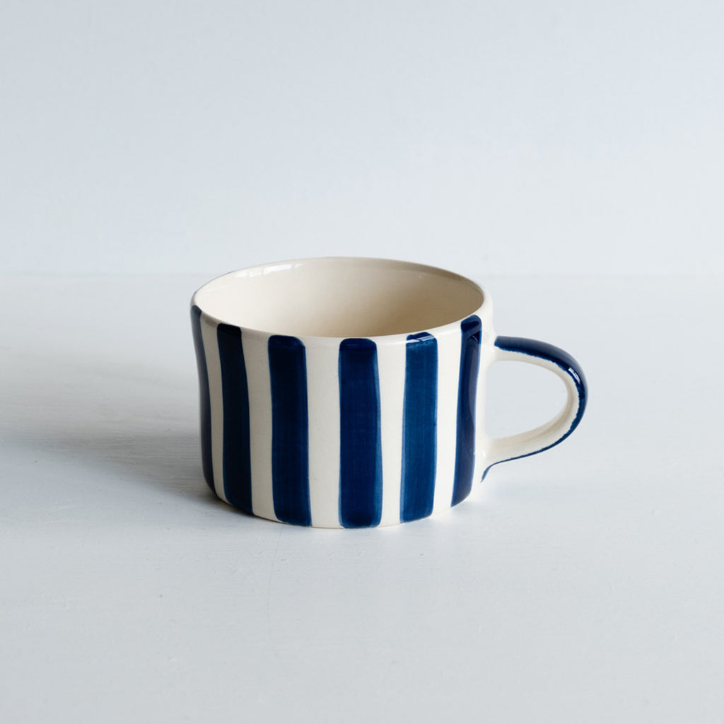 Musango Blue Candy Stripe Mug
