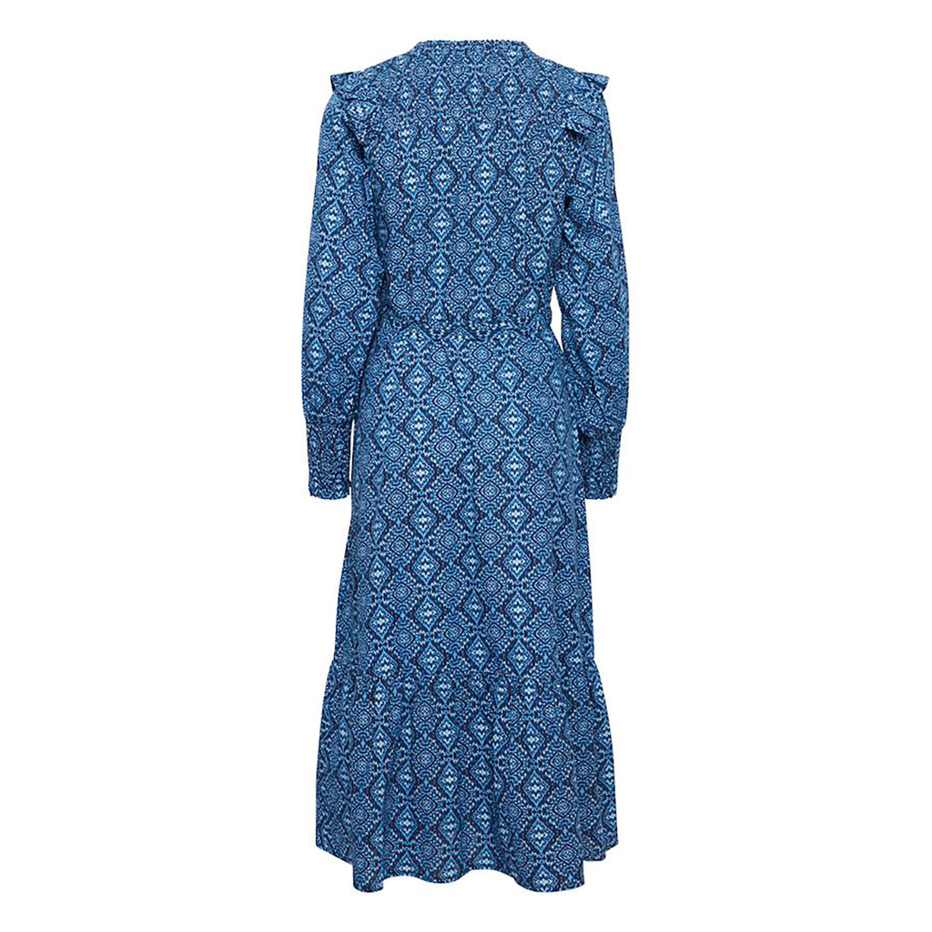 Atelier Rêve Blue Ikat Darcey Dress