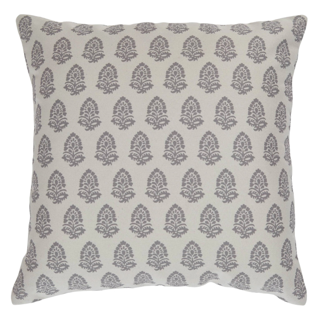 Decorative pillow with acorn print pattern in oyster grey tones on a natural canvas colour cushion.
Chinchilla Acorn Canvas Cushion - Jo And Co Chinchilla Acorn Canvas Cushion