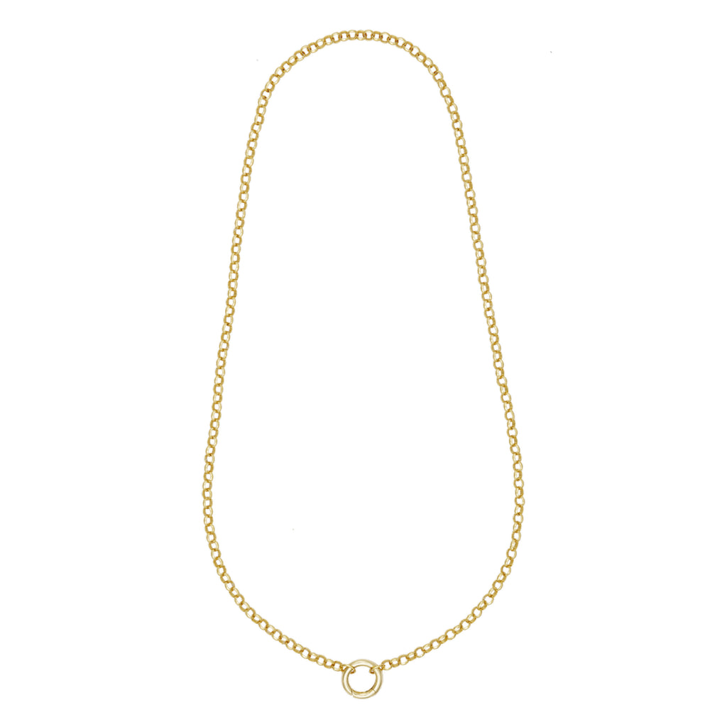 Gold chain with clasp feature.
Classic Chain - Jo And Co Classic Chain