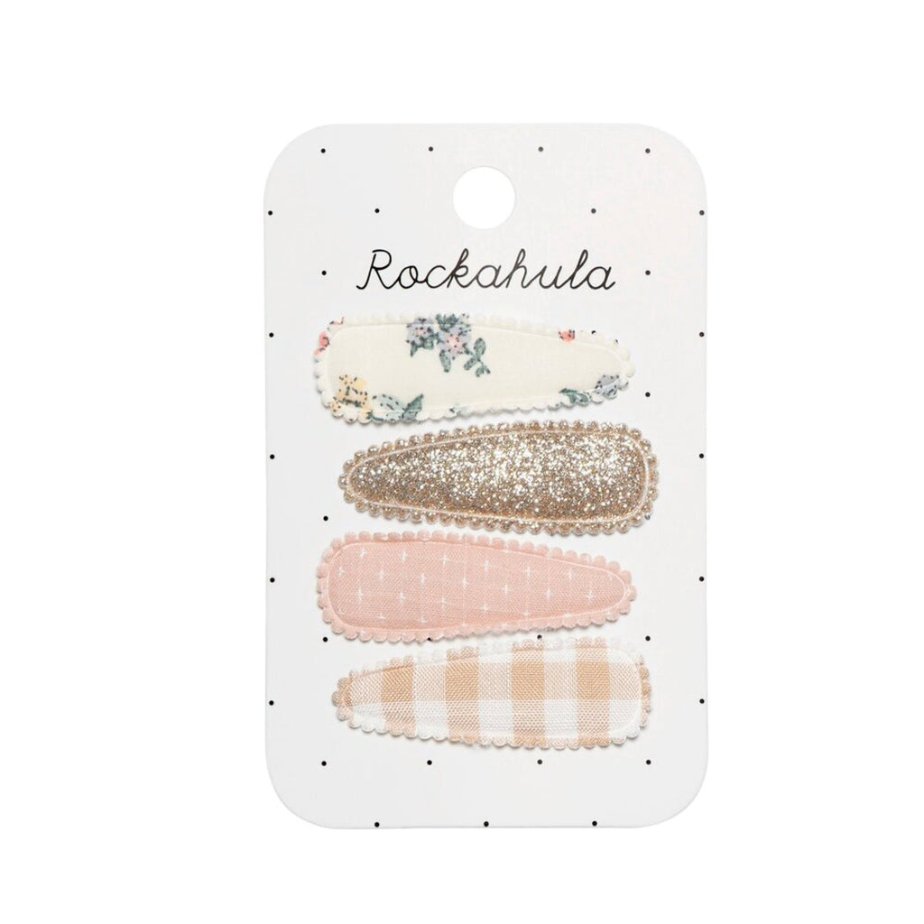 Jo And Co Rockahula Kids Flora Fabric Hair Clips