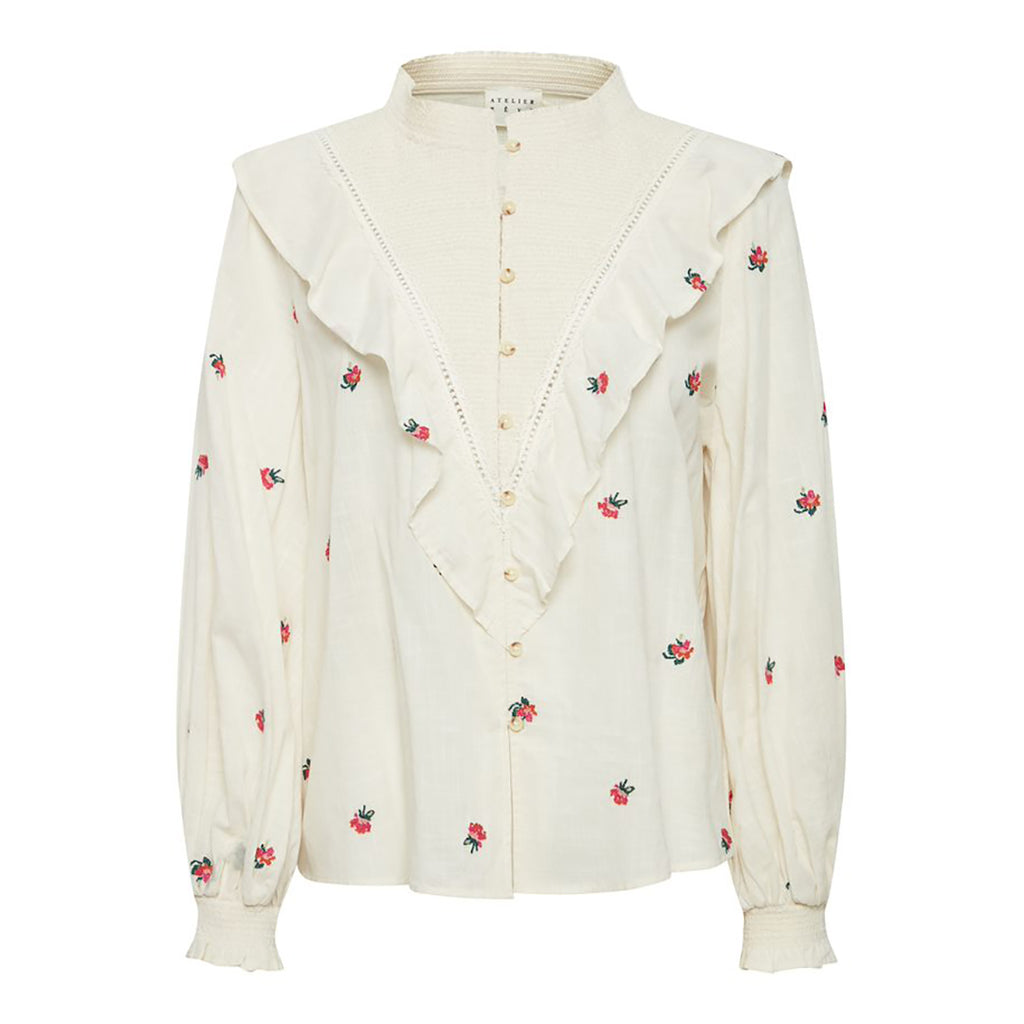 Atelier Rêve Flower Embroidery Toulouse Blouse