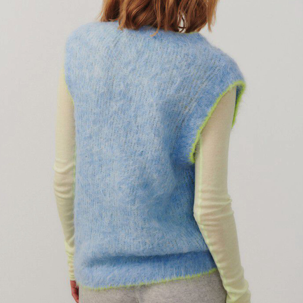 Jo And Co American Vintage Fountain Melange Bymi Knit Vest