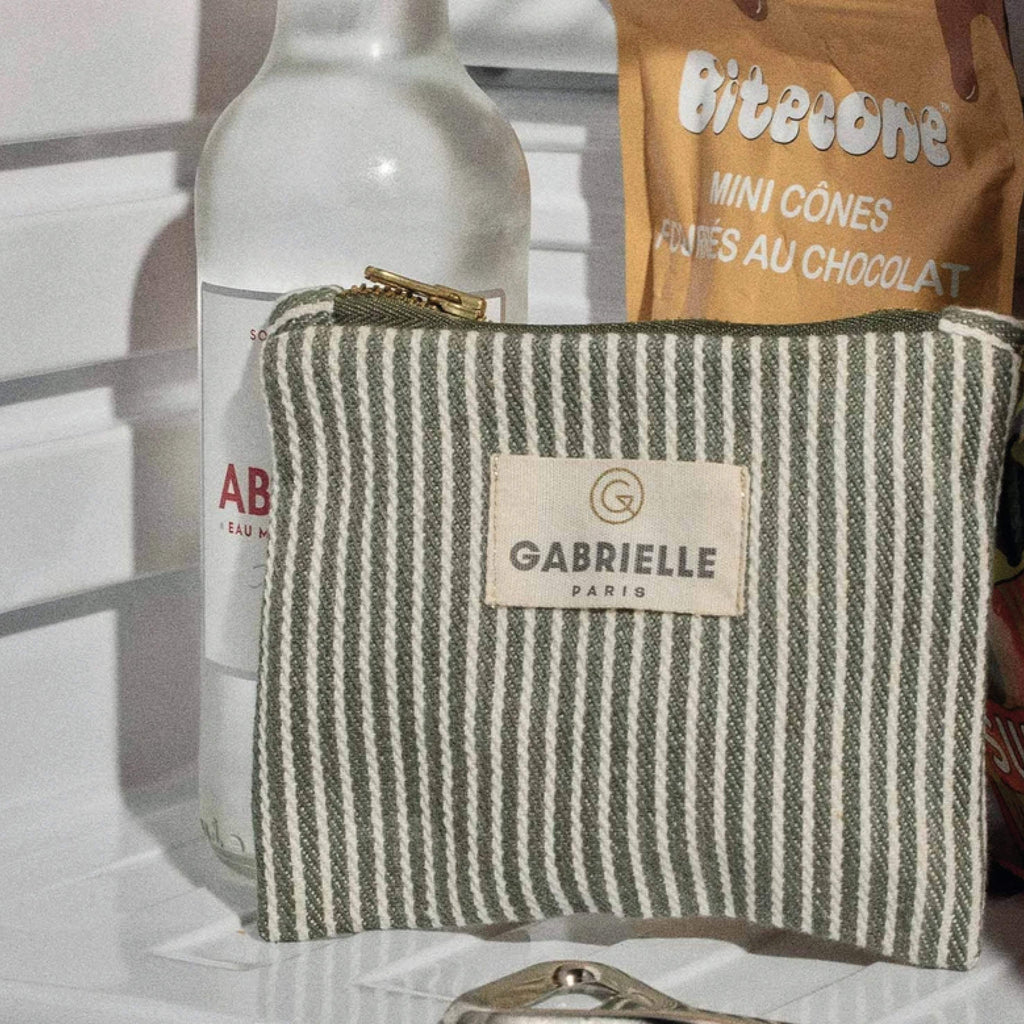 Gabrielle Paris Quartz Stripes Cotton Wallet - Jo And Co Gabrielle Paris Quartz Stripes Cotton Wallet - Gabrielle Paris