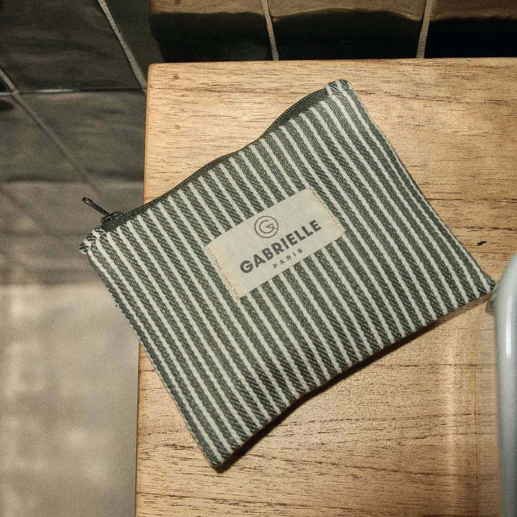 Gabrielle Paris Quartz Stripes Cotton Wallet - Jo And Co Gabrielle Paris Quartz Stripes Cotton Wallet - Gabrielle Paris