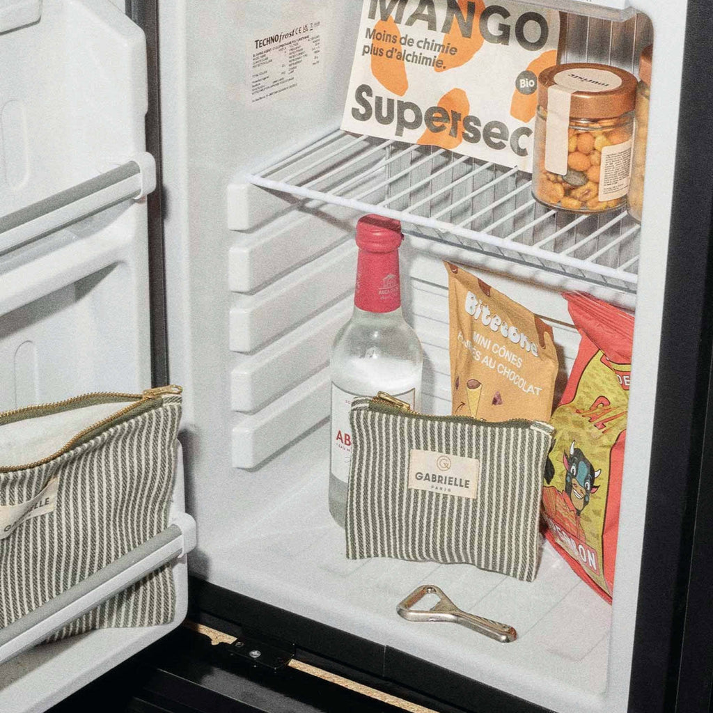 Gabrielle Paris Quartz Stripes Cotton Wallet - Jo And Co Gabrielle Paris Quartz Stripes Cotton Wallet - Gabrielle Paris