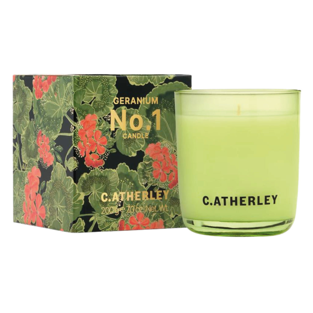 Geranium No.1 Red Geranium Candle 200g - Jo And Co Geranium No.1 Red Geranium Candle 200g - C. Atherley