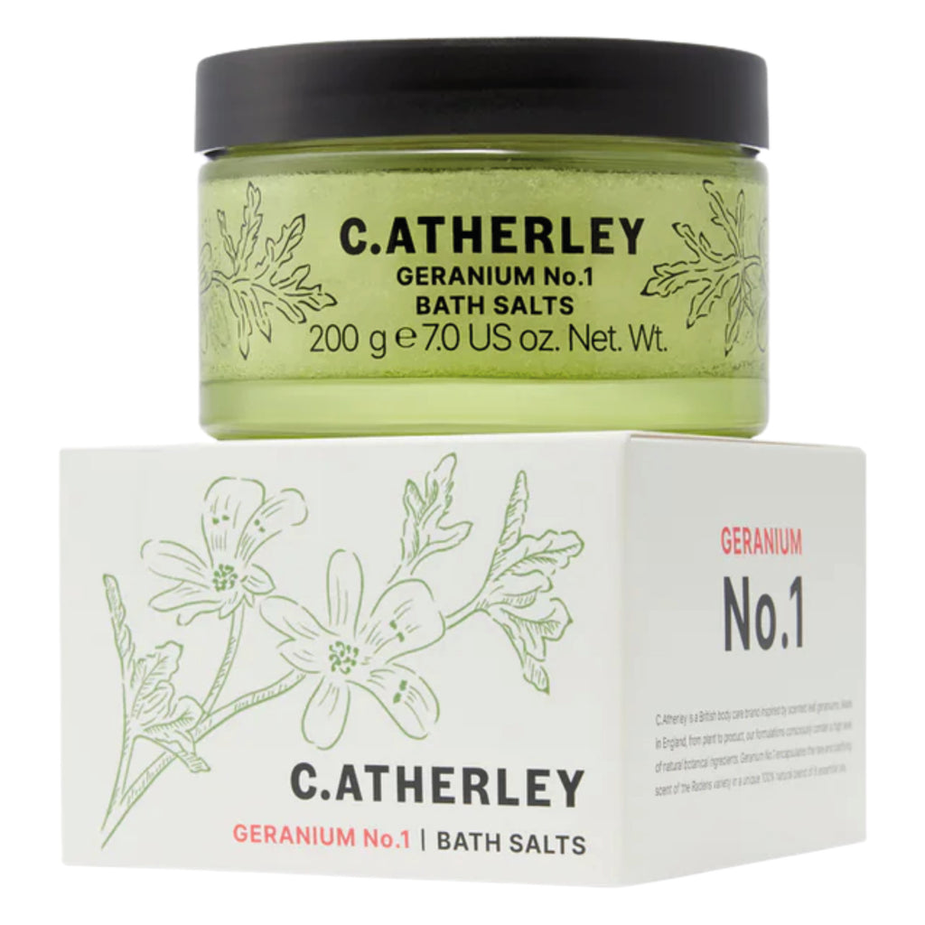 Bath salts with geranium fragrance with hints of rose, lemon, mint and cedar.
Geranium No.1 Bath Salts 200g - Jo And Co Geranium No.1 Bath Salts 200g - C.Atherley London