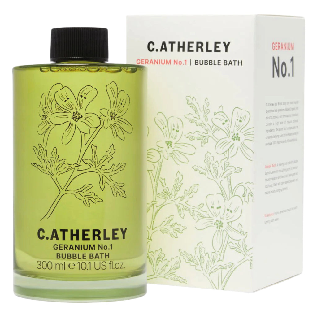 Bubble bath with scented geranium fragrance with hints of rose, lemon, mint and cedar.
Geranium No.1 Bubble Bath 300ml - Jo And Co Geranium No.1 Bubble Bath 300ml - C.Atherley London
