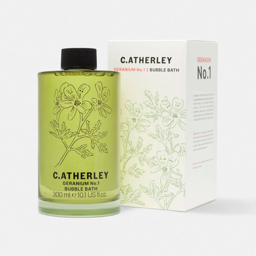 Bubble bath with scented geranium fragrance with hints of rose, lemon, mint and cedar.
Geranium No.1 Bubble Bath 300ml - Jo And Co Geranium No.1 Bubble Bath 300ml - C.Atherley London