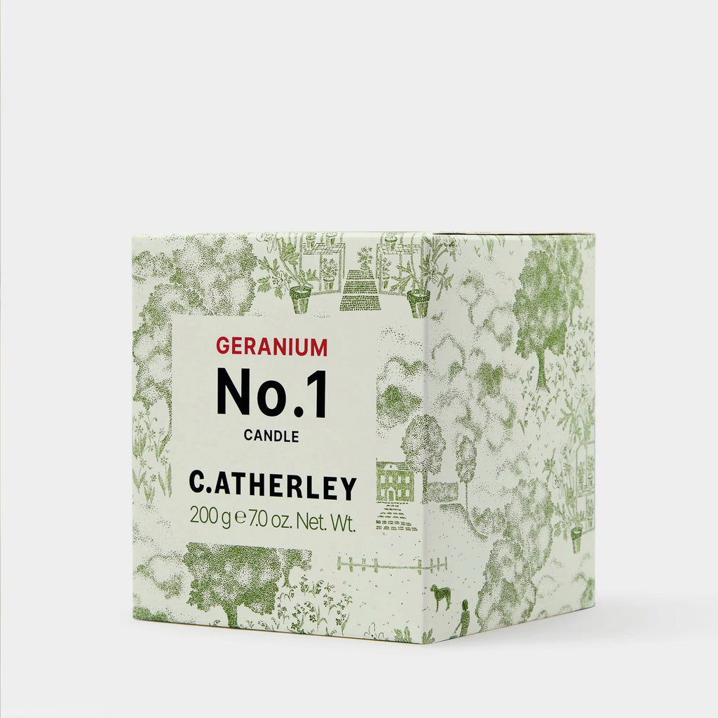 Candle with Radens Geranium.
Geranium No.1 Candle 200g - Jo And Co Geranium No.1 Candle 200g - C.Atherley London