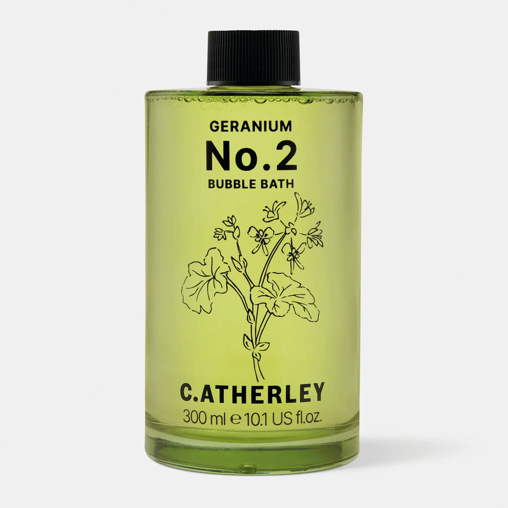 Bubble bath fragranced with peppermint scented leaf geranium with clove and coriander.
Geranium No.2 Bubble Bath 300ml - Jo And Co Geranium No.2 Bubble Bath 300ml - C.Atherley London