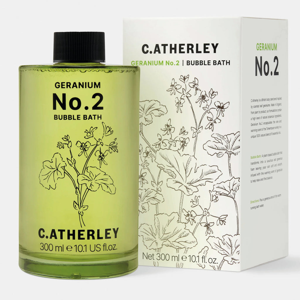 Bubble bath fragranced with peppermint scented leaf geranium with clove and coriander.
Geranium No.2 Bubble Bath 300ml - Jo And Co Geranium No.2 Bubble Bath 300ml - C.Atherley London