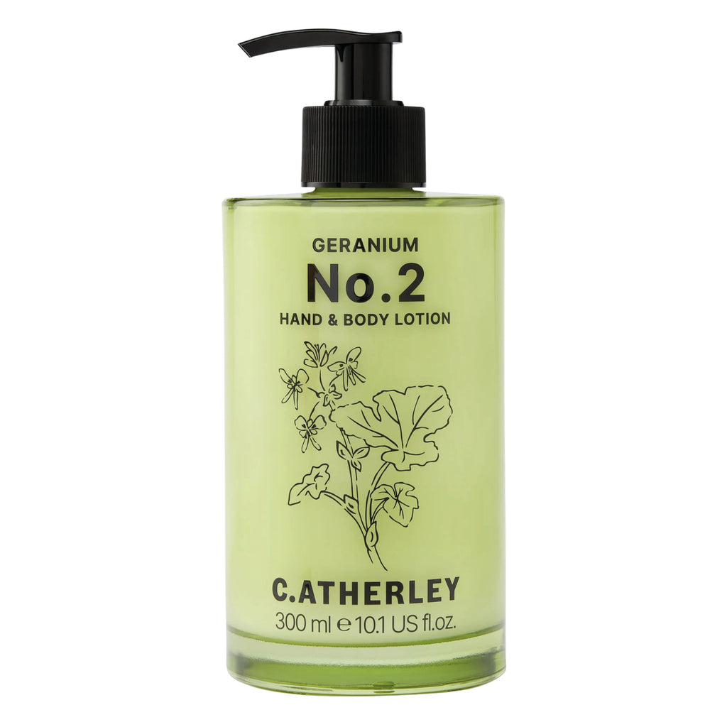 Hand & Body Lotion with peppermint scented leaf geranium with a hint of clove and coriander.
Geranium No.2 Hand & Body Lotion 300ml - Jo And Co Geranium No.2 Hand & Body Lotion 300ml - C.Atherley London