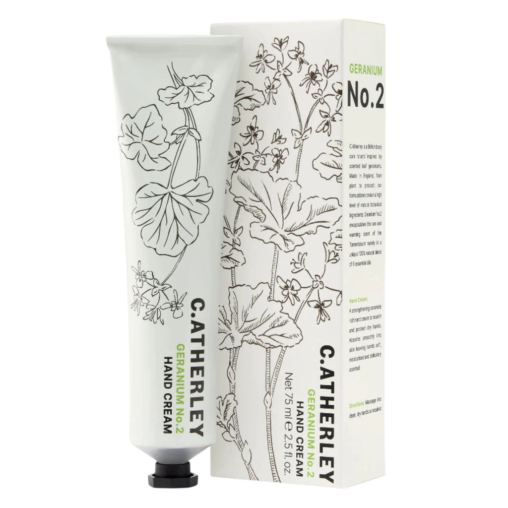 Hand cream with peppermint scented leaf geranium with a hint of clove and coriander.
Geranium No.2 Hand Cream 75ml - Jo And Co Geranium No.2 Hand Cream 75ml - C.Atherley London
