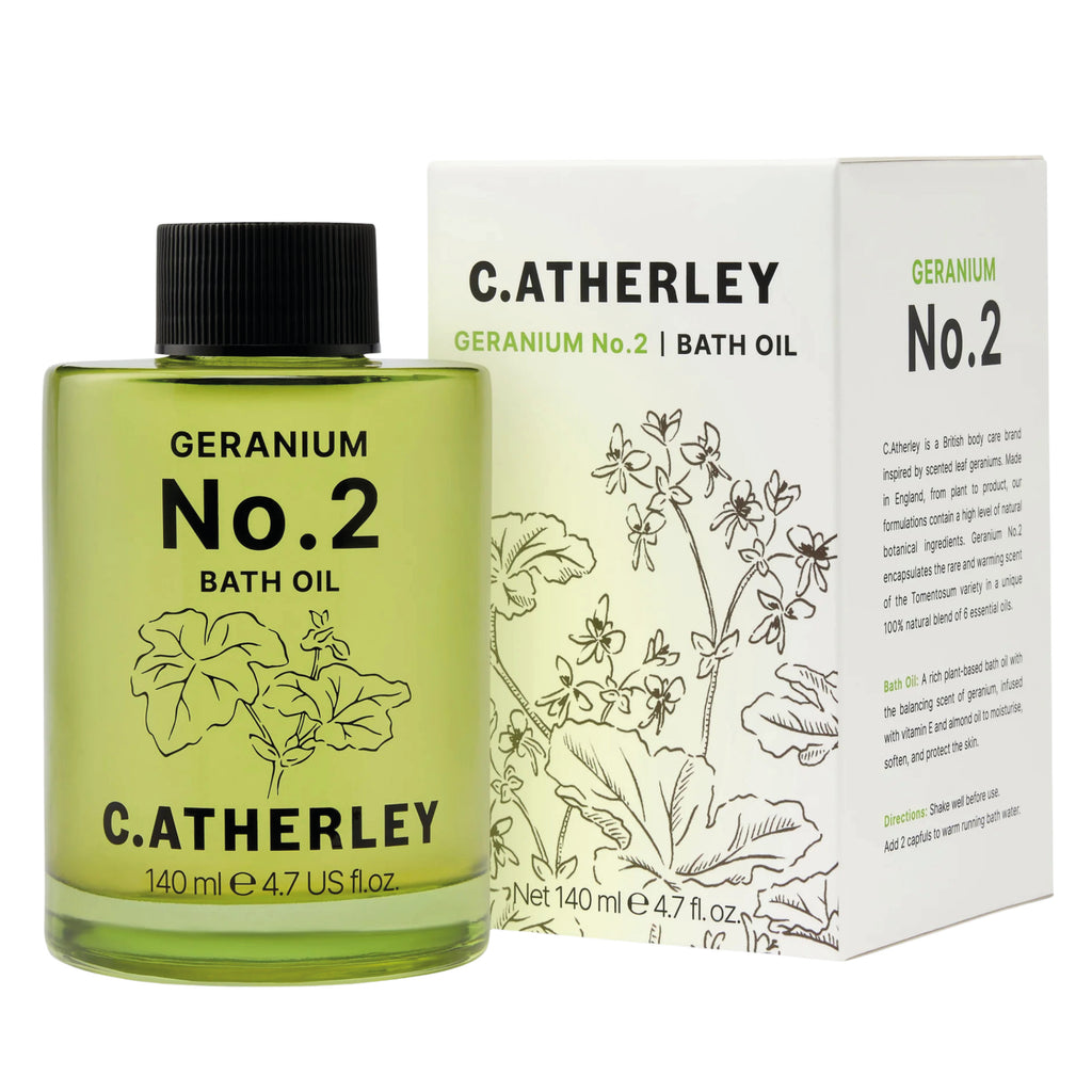 Bath oil with peppermint scented leaf geranium with a hint of clove and coriander.
Geranium No. 2 Bath Oil 140ml - Jo And Co Geranium No. 2 Bath Oil 140ml - C.Atherley London