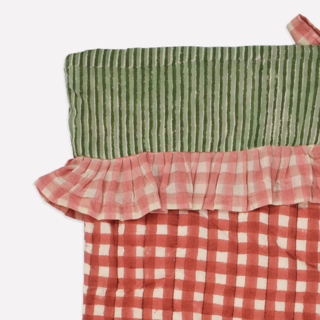 Gingham Ginger Christmas Stocking - Jo And Co Gingham Ginger Christmas Stocking - YONDER