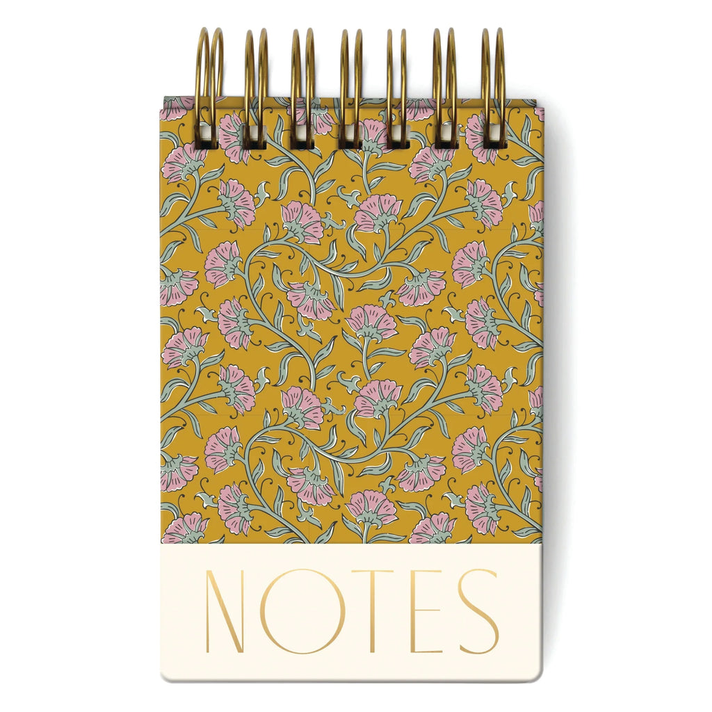 Green Vintage Floral Chunky Notepad - Jo And Co Green Vintage Floral Chunky Notepad - Designworks Ink
