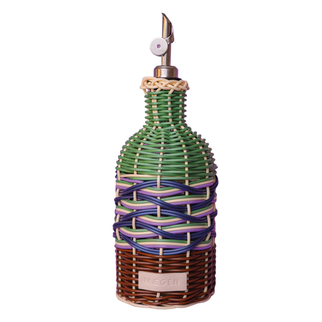 Green and Brown Oil Pourer - Jo And Co Green and Brown Oil Pourer