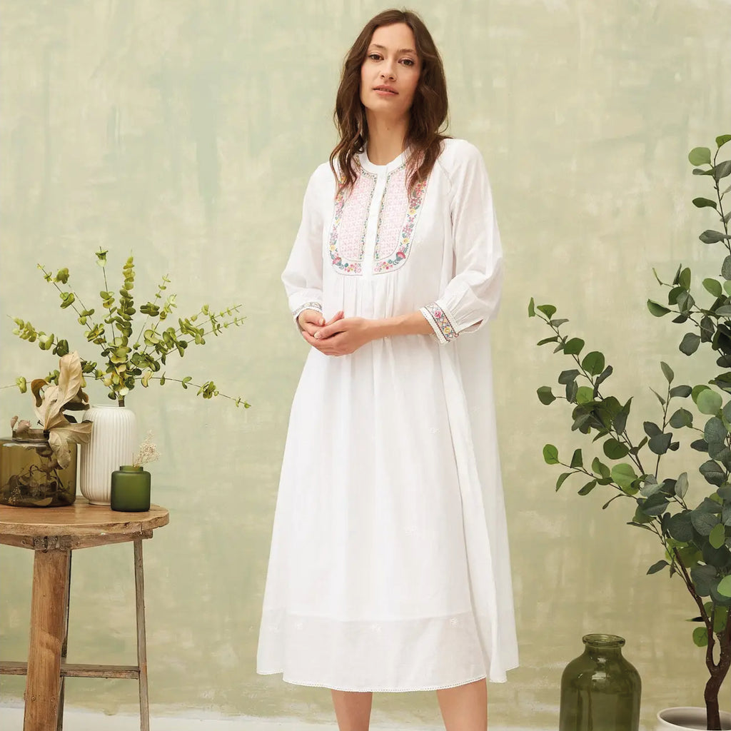 Hazel Embroidered Dress - Jo And Co Chicosoleil Hazel Embroidered Dress - Chicosoleil