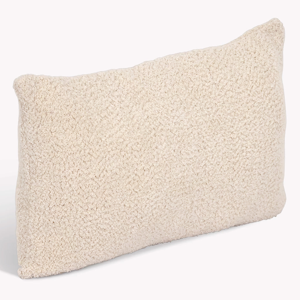 Ivory boucle rectangular cushion.
Ivory Sudeley Boucle Rectangular Cushion - Jo And Co Ivory Sudeley Boucle Rectangular Cushion