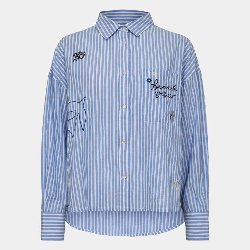 Sofie Schnoor Blue Striped Shirt - Jo And Co Sofie Schnoor Blue Striped Shirt - Sofie Schnoor