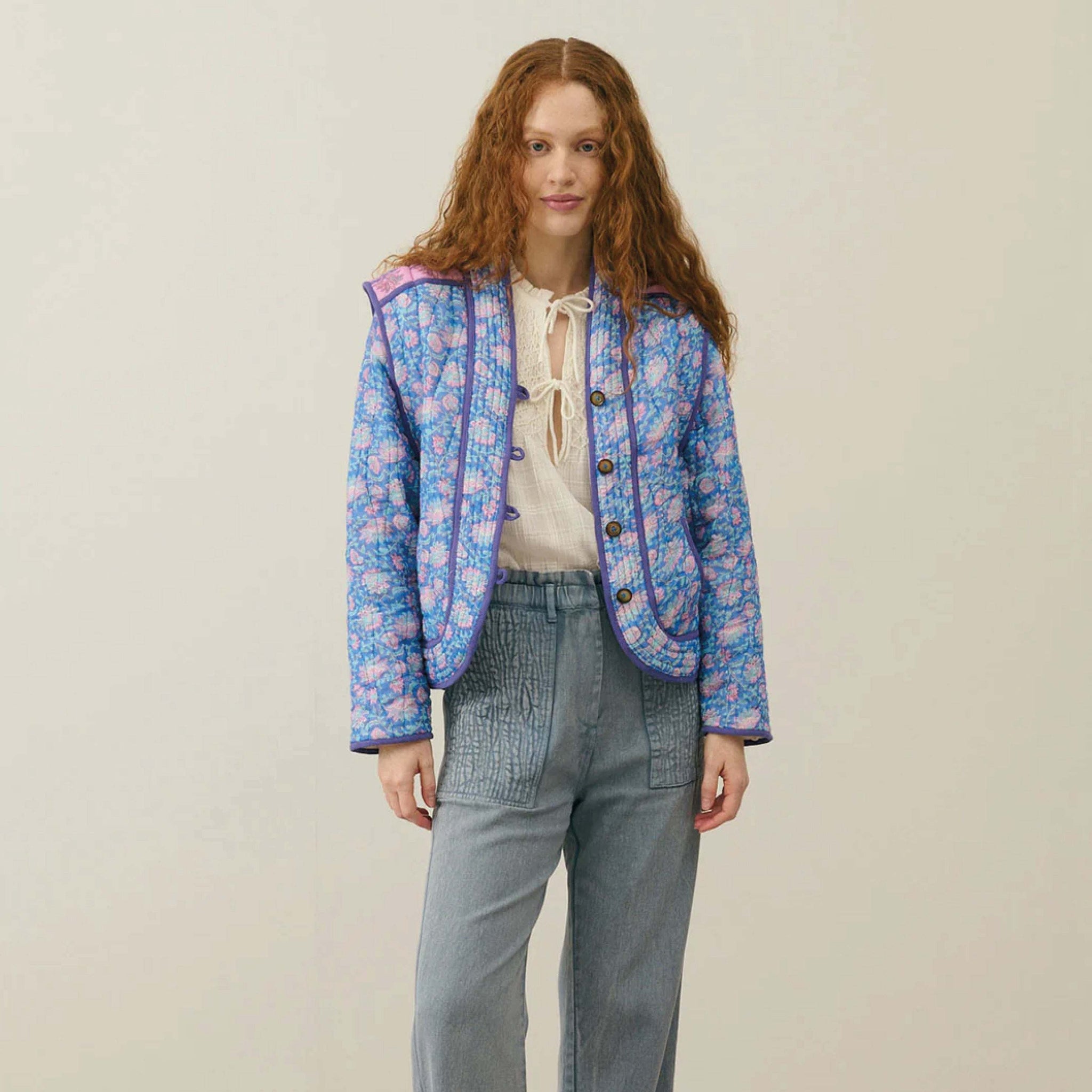 Louise Misha Blue Capri Cove Nelina Jacket – Jo & Co Home