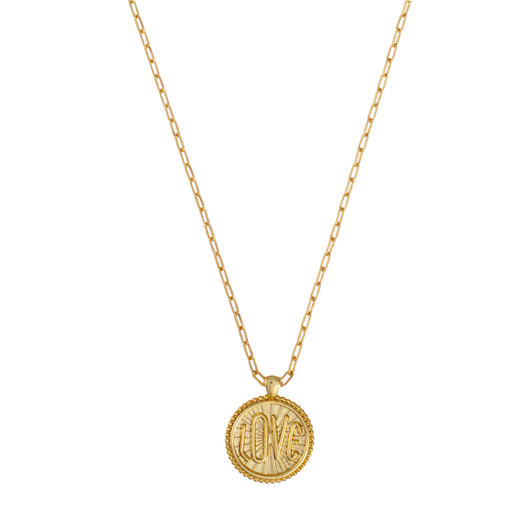 Talis Chains Love Pendant Necklace - Jo And Co Talis Chains Love Pendant Necklace - Talis Chains