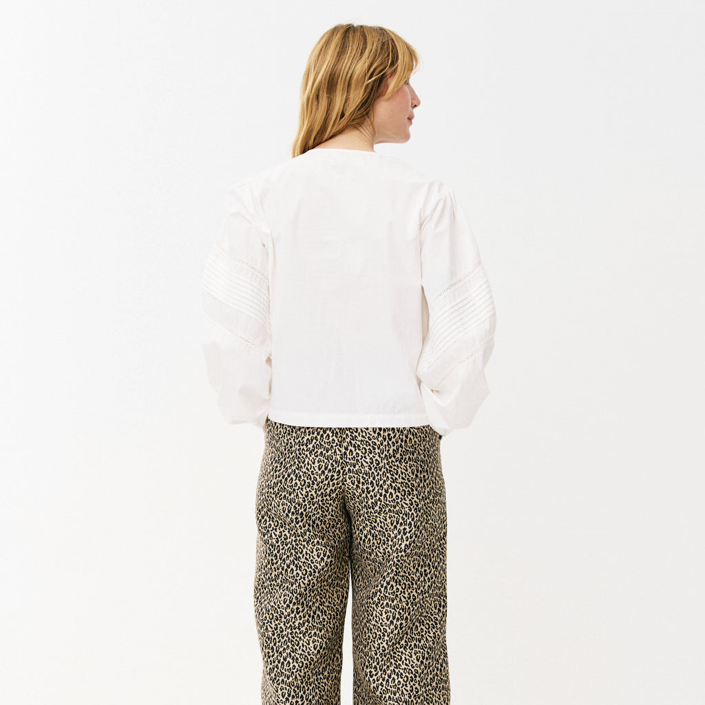 Maison Anana White Elisia Blouse - Jo And Co Maison Anana White Elisia Blouse - Maison Anana