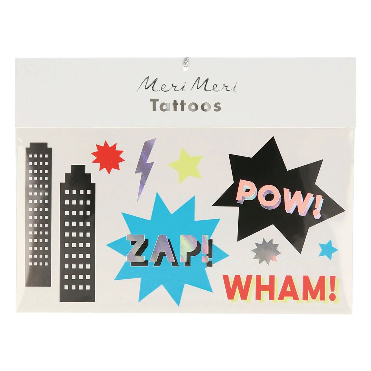 Meri Meri Superhero Temporary Tattoos – Jo & Co Home