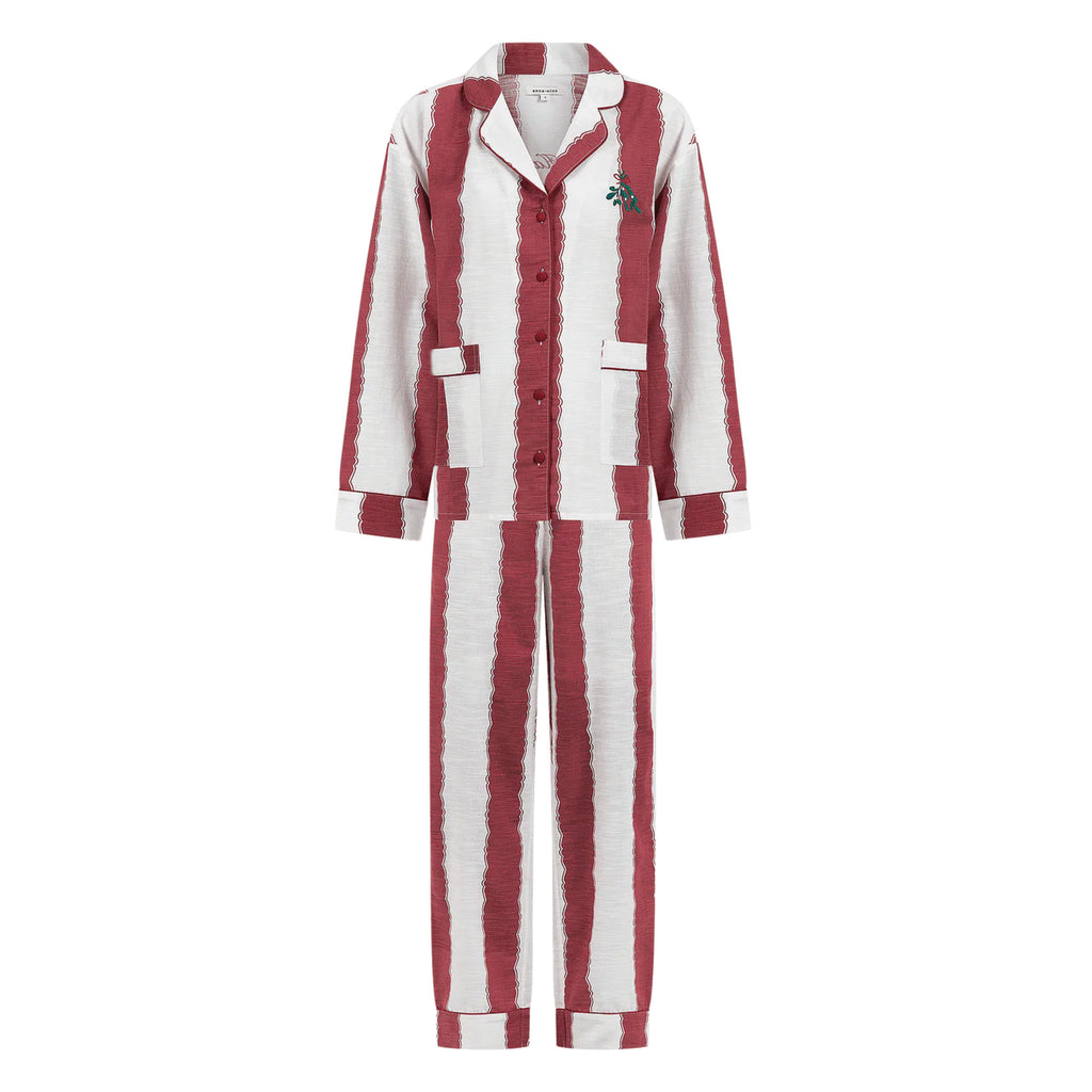 Merry Hangover Stripey Pyjamas - Jo And Co Merry Hangover Stripey Pyjamas - Anna + Nina