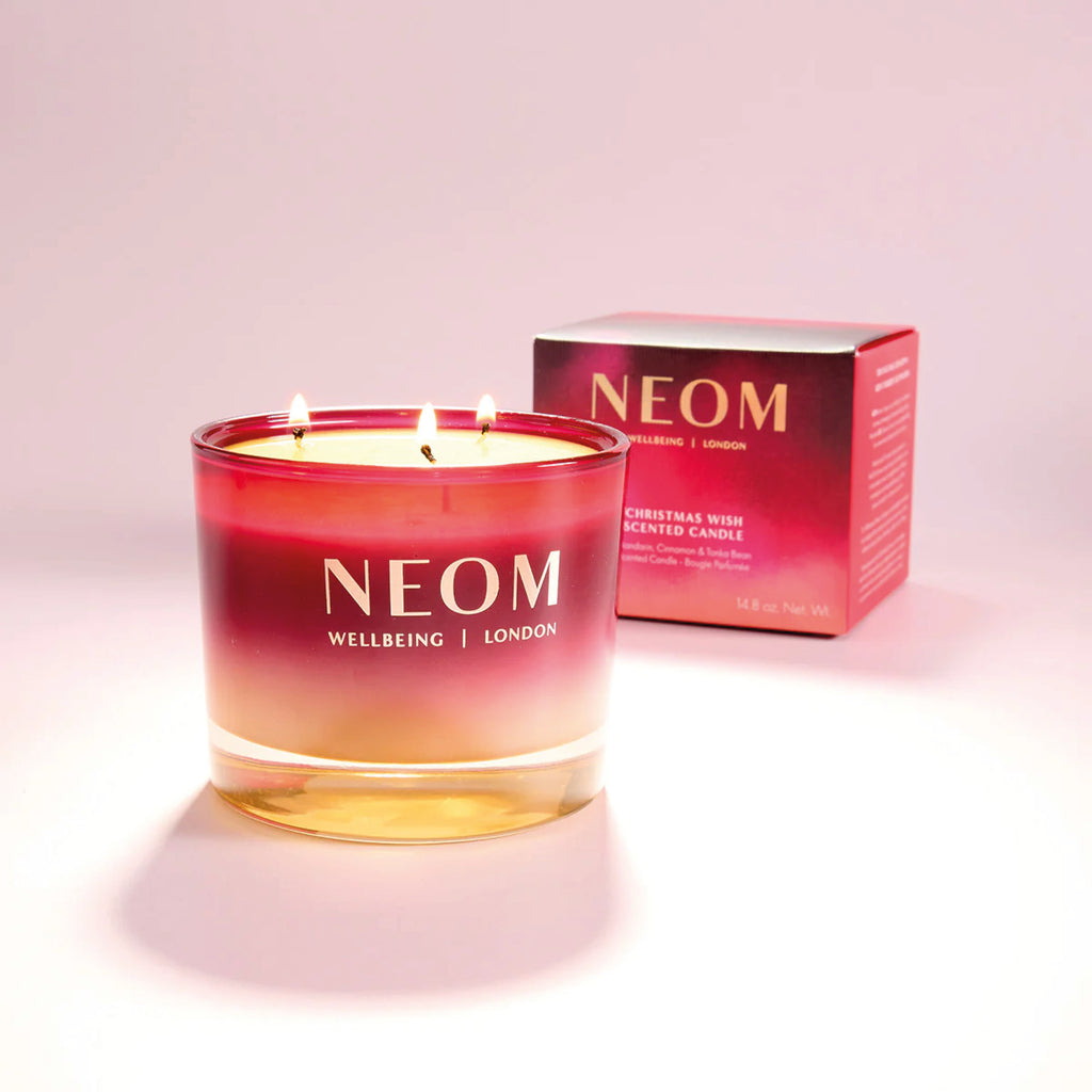 NEOM Christmas Wish Scented Three Wick Candle - Jo And Co NEOM Christmas Wish Scented Three Wick Candle - NEOM