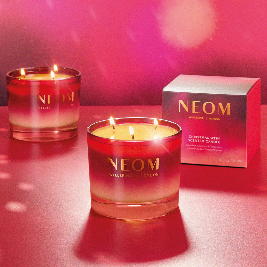 NEOM Christmas Wish Scented Three Wick Candle - Jo And Co NEOM Christmas Wish Scented Three Wick Candle - NEOM