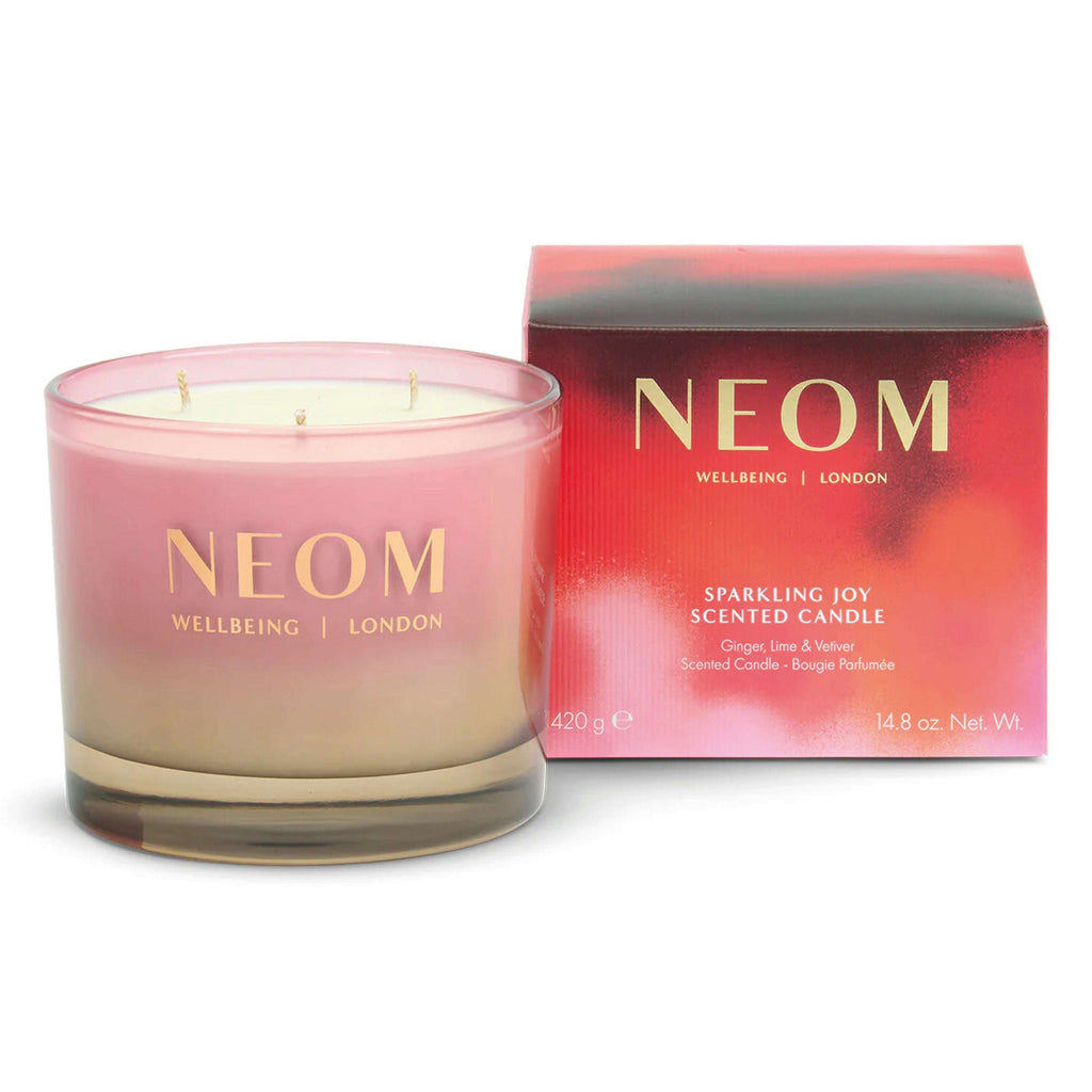 NEOM Sparkling Joy Scented Three Wick Candle - Jo And Co NEOM Sparkling Joy Scented Three Wick Candle - NEOM