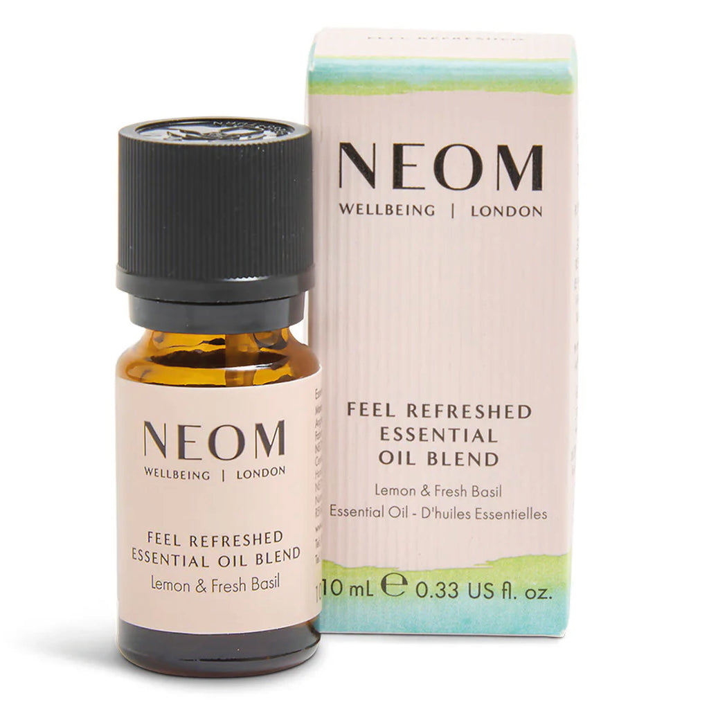Essential Oil Blend 10ml with 17 essential oils including Sicilian lemon and fresh basil.
NEOM Feel Refreshed Essential Oil Blend  - Jo And Co NEOM Feel Refreshed Essential Oil Blend  - NEOM