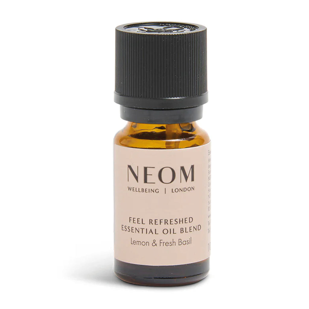 Essential Oil Blend 10ml with 17 essential oils including Sicilian lemon and fresh basil.
NEOM Feel Refreshed Essential Oil Blend  - Jo And Co NEOM Feel Refreshed Essential Oil Blend  - NEOM